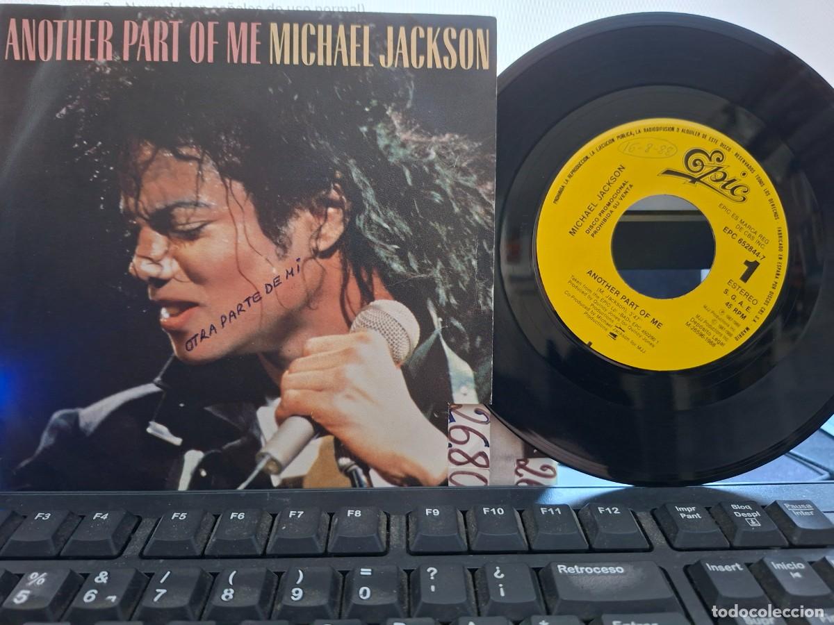 Discos de vinilo: MICHAEL JACKSON - ANOTHER PART OF ME - SINGLE DE VINILO EDICION ESPA&Ntilde;OLA PROMOCIONAL C-48