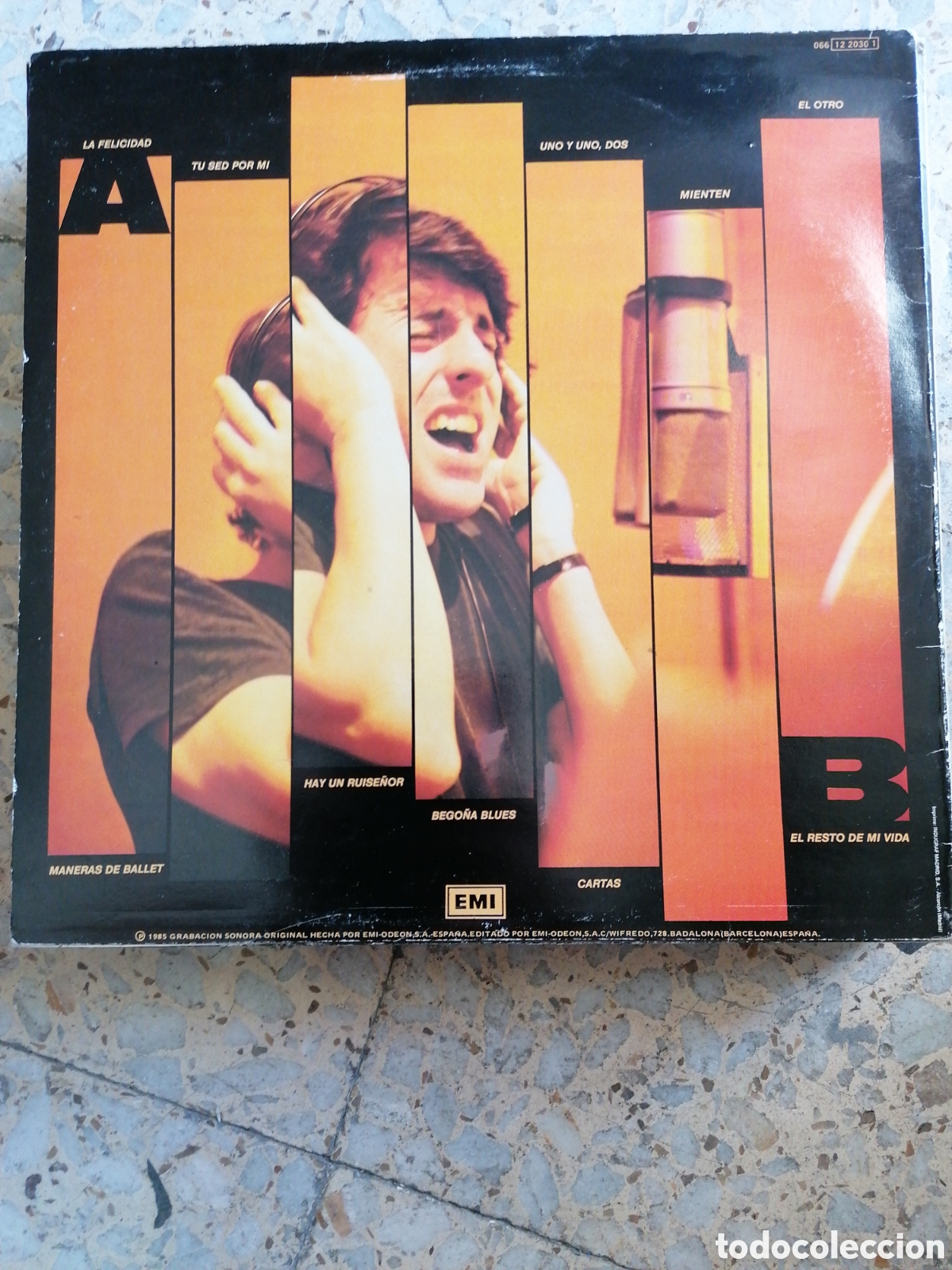 Discos de vinilo: LP ROQUE NARVAJA EL RESTO DE MI VIDA 1985 - Foto 2