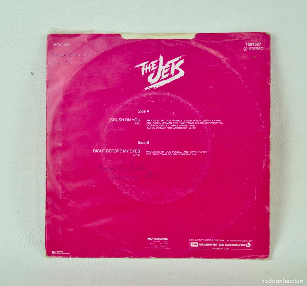 Discos de vinilo: The Jets - crush on you - Foto 2