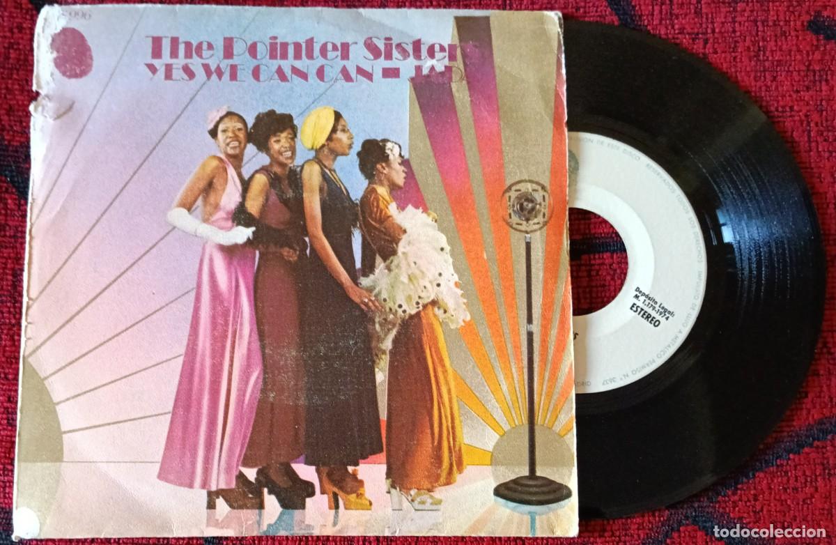 Discos de vinilo: THE POINTER SISTERS ** Yes We Can Can ** SINGLE VINILO 1974 - Foto 1