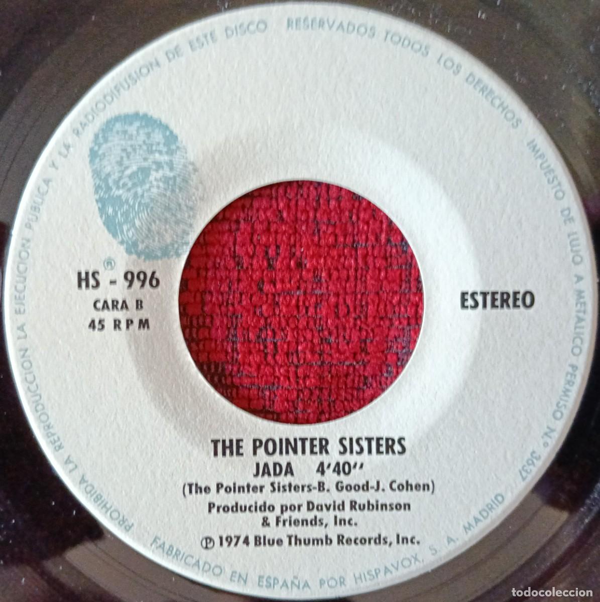 Discos de vinilo: THE POINTER SISTERS ** Yes We Can Can ** SINGLE VINILO 1974 - Foto 5