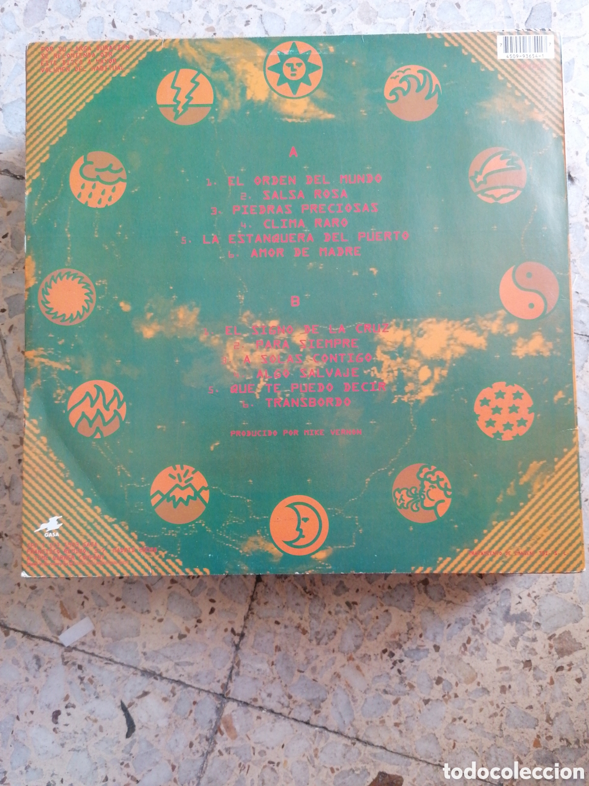 Discos de vinilo: LP DANZA INVISIBLE CLIMA RARO 1993 INSERT EX - Foto 2