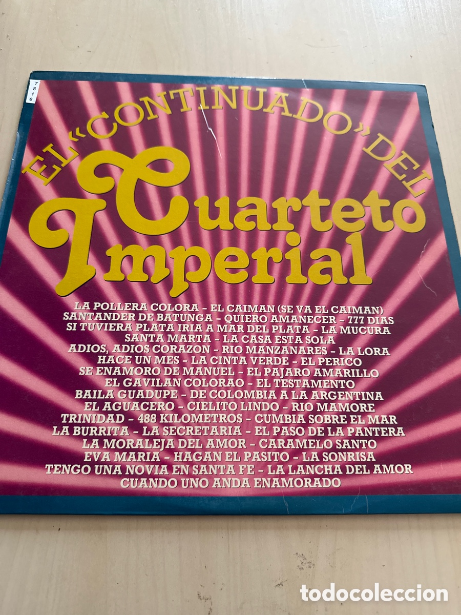 Discos de vinilo: VIN7816 el continuado del cuarteto imperial VINILO SEGUNDA MANO