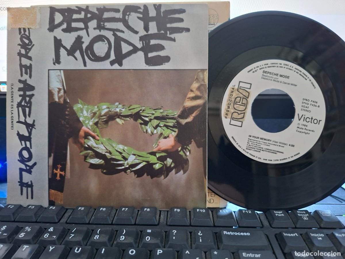 Discos de vinilo: DEPECHE MODE - PEOPLE ARE PEOPLE- SINGLE DE VINILO EDICION ESPA&Ntilde;OLA PROMOCIONAL - C-49