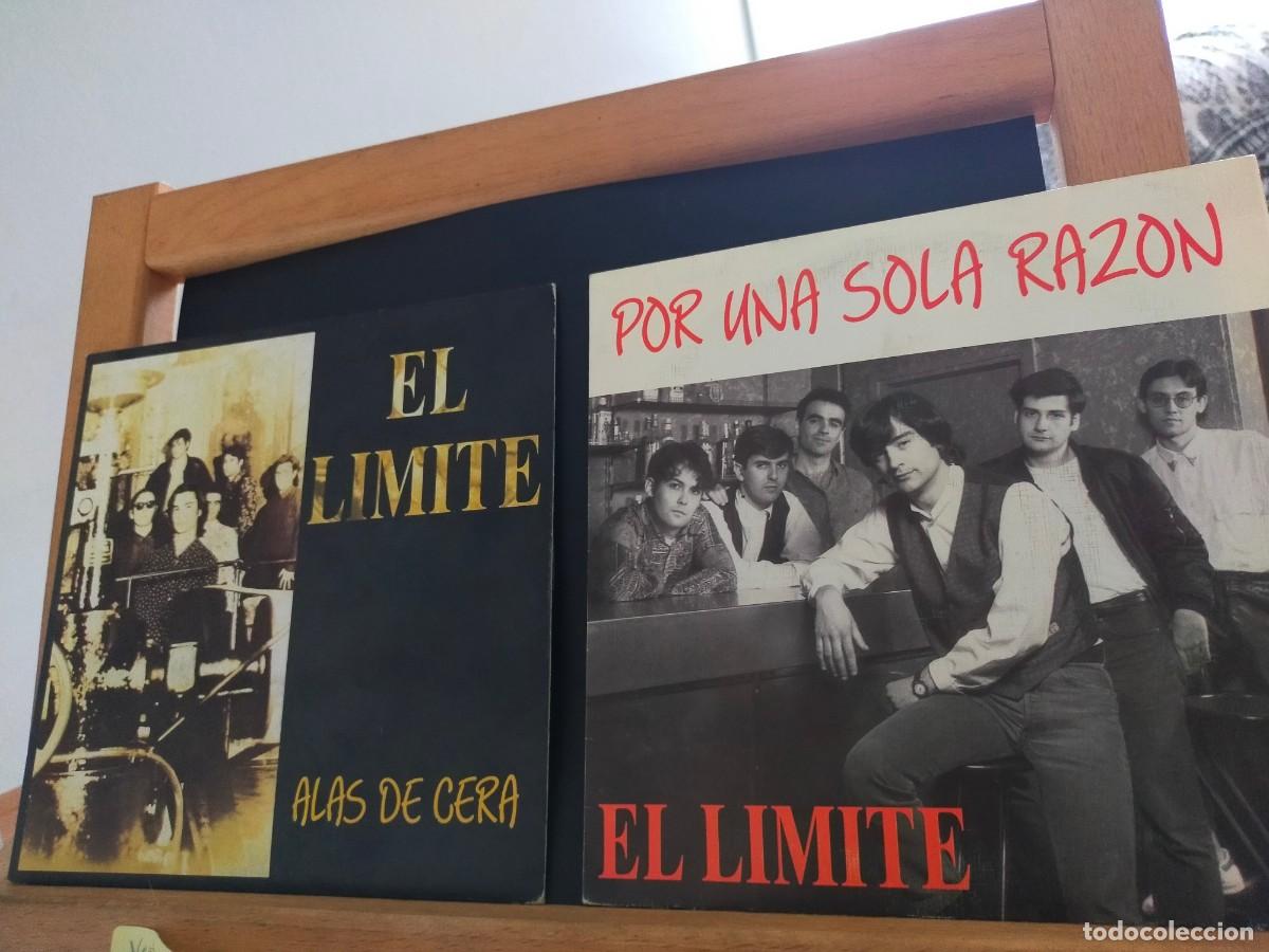 Discos de vinilo: EL L&Iacute;MITE. LOTE DE 2 SINGLES. POR UNA SOLA RAZ&Oacute;N - ES MEDIOD&Iacute;A / ALAS DE CERA - DA IMPAR.