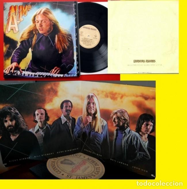 Discos de vinilo: ALLMAN BROTHERS BAND, GREGG ALLMAN - PLAYIN UP A STORM 77, SURE&Ntilde;O, SUPER 1&ordf; ORG EDT USA + encarte ex