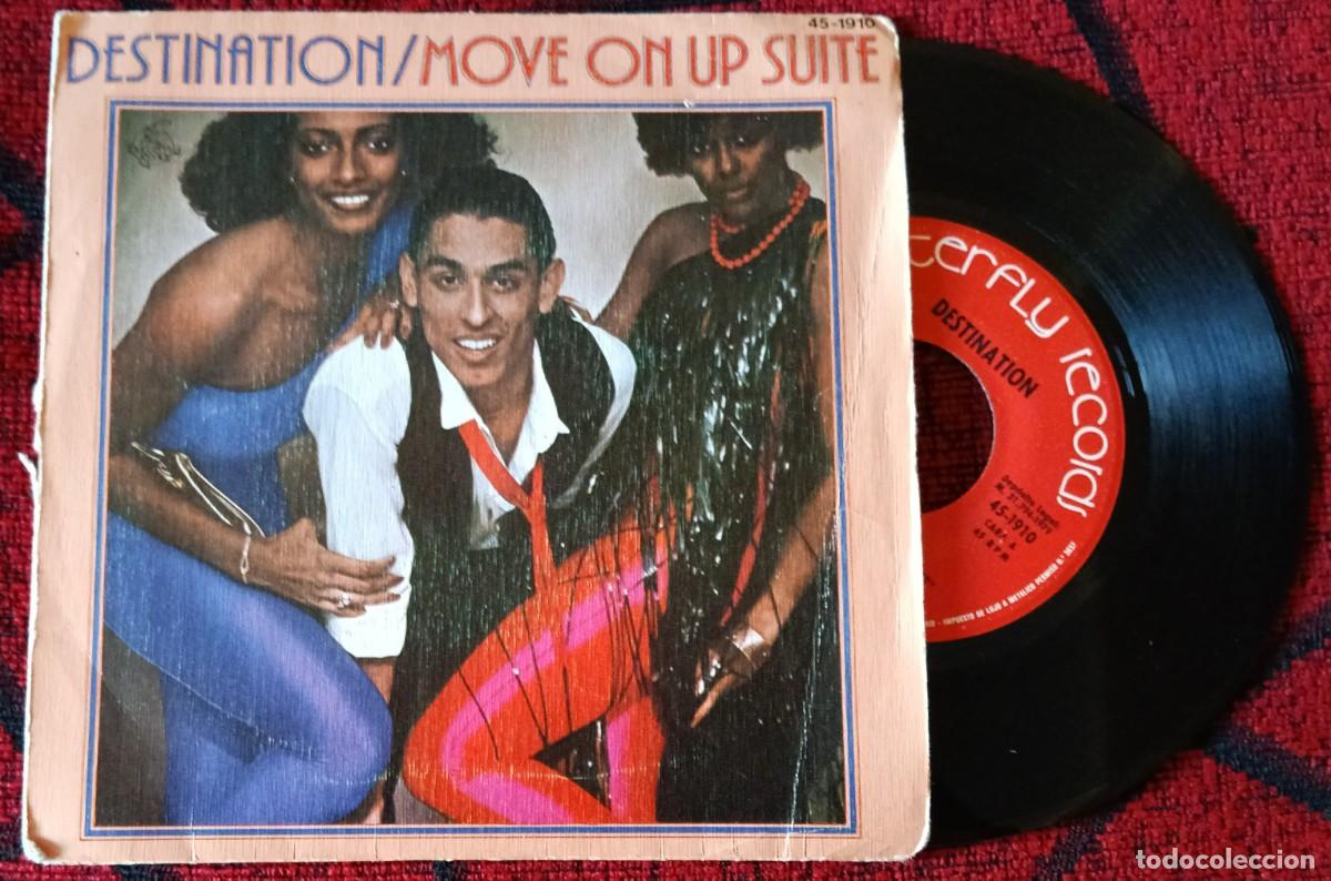 Discos de vinilo: DESTINATION ** Move On Up Suite ** SINGLE VINILO 1979 - Foto 1
