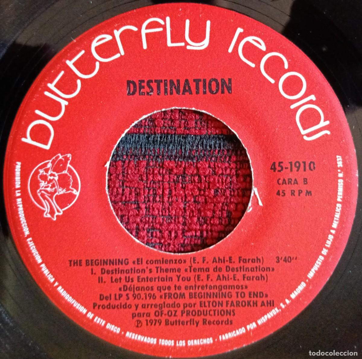 Discos de vinilo: DESTINATION ** Move On Up Suite ** SINGLE VINILO 1979 - Foto 4