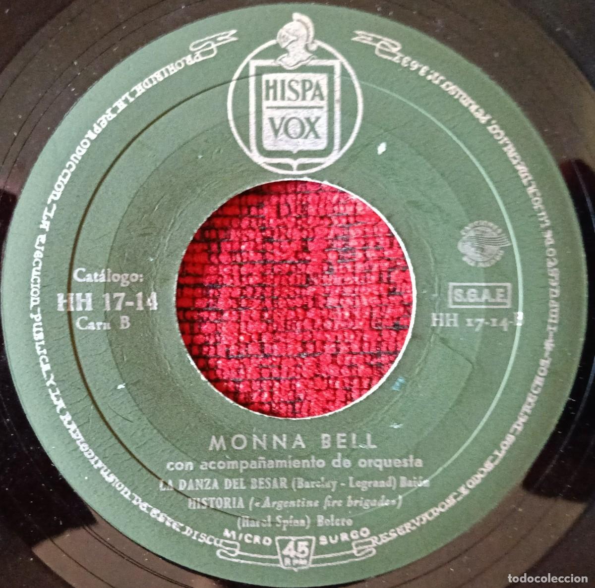 Discos de vinilo: MONNA BELL ** Peque&ntilde;a ** SINGLE VINILO EP 1959 - Foto 4