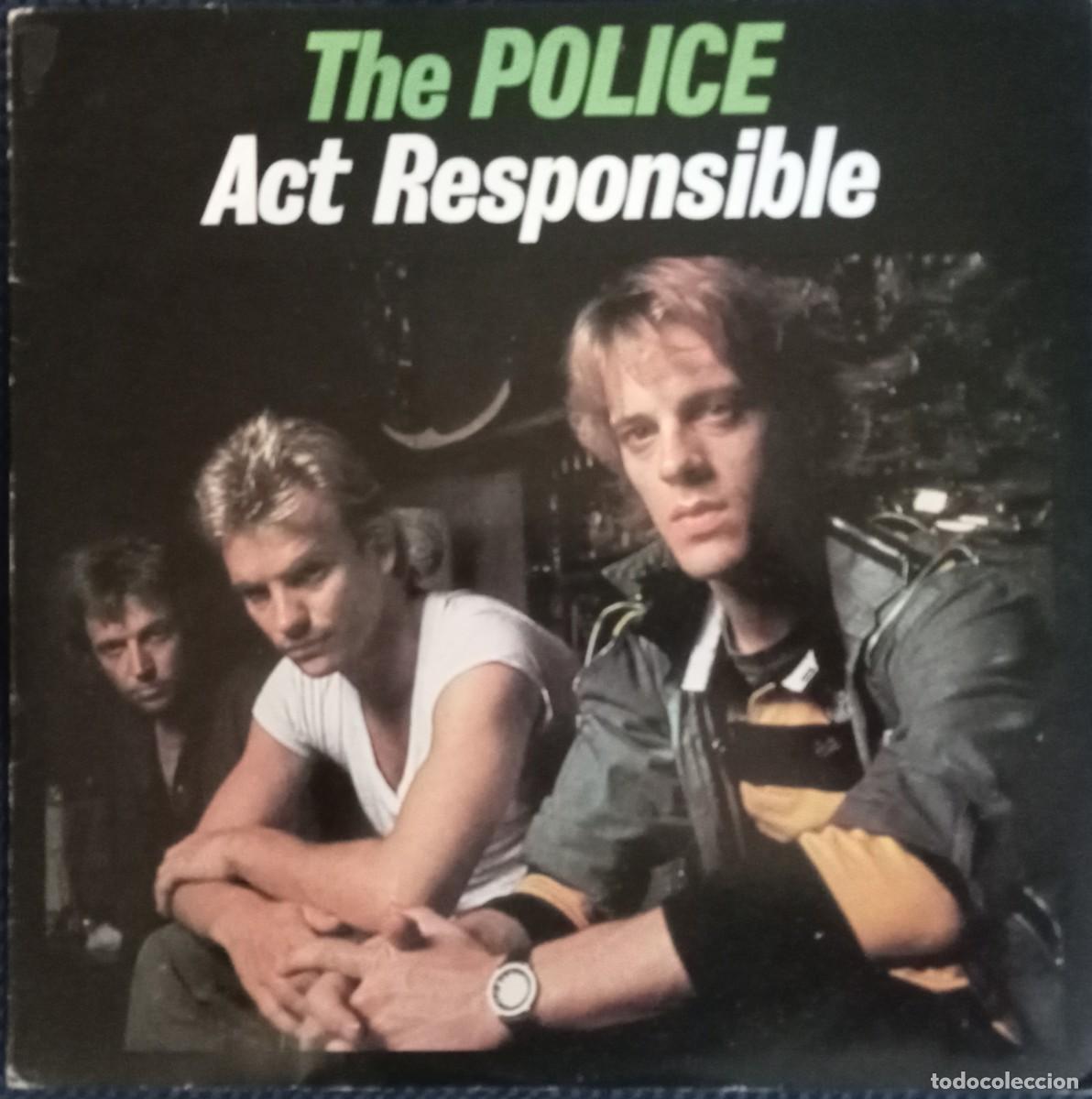 Discos de vinilo: Police - Act Responsible 1lp live 1986, european pressing hard to find!!