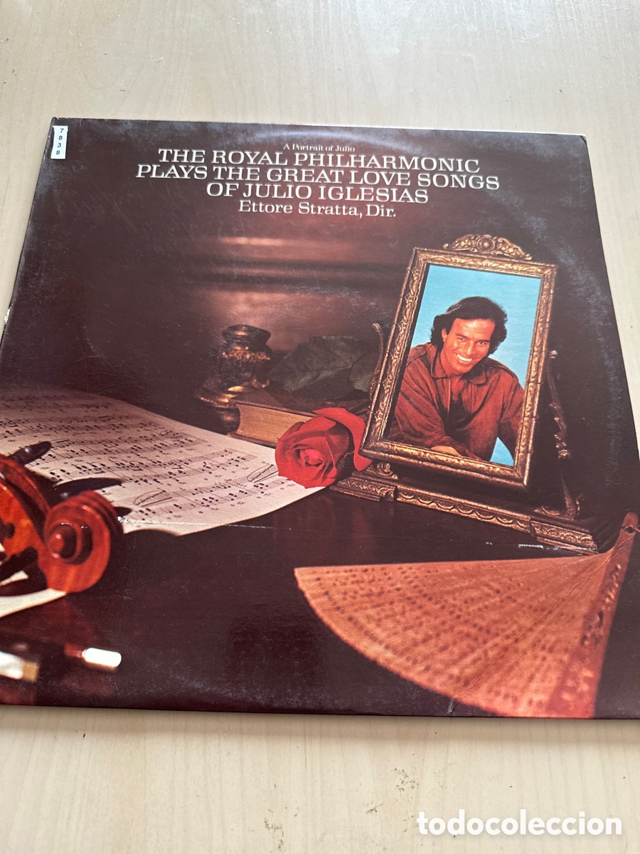 Discos de vinilo: VIN7838 the royal philharmonic plays the great love songs of julio iglesias VINILO SEGUNDA MANO