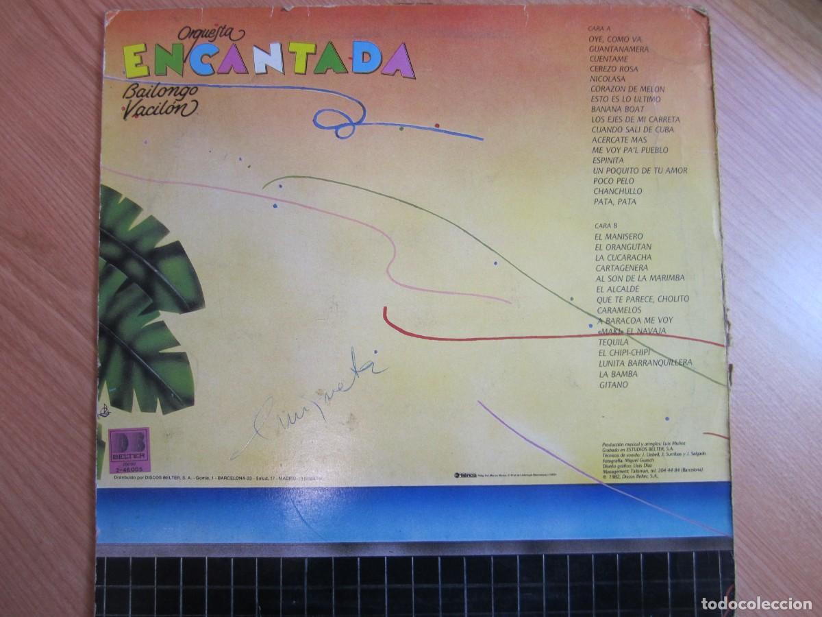Discos de vinilo: disco vinilo orquesta encantada bailongo vacilon - Foto 3