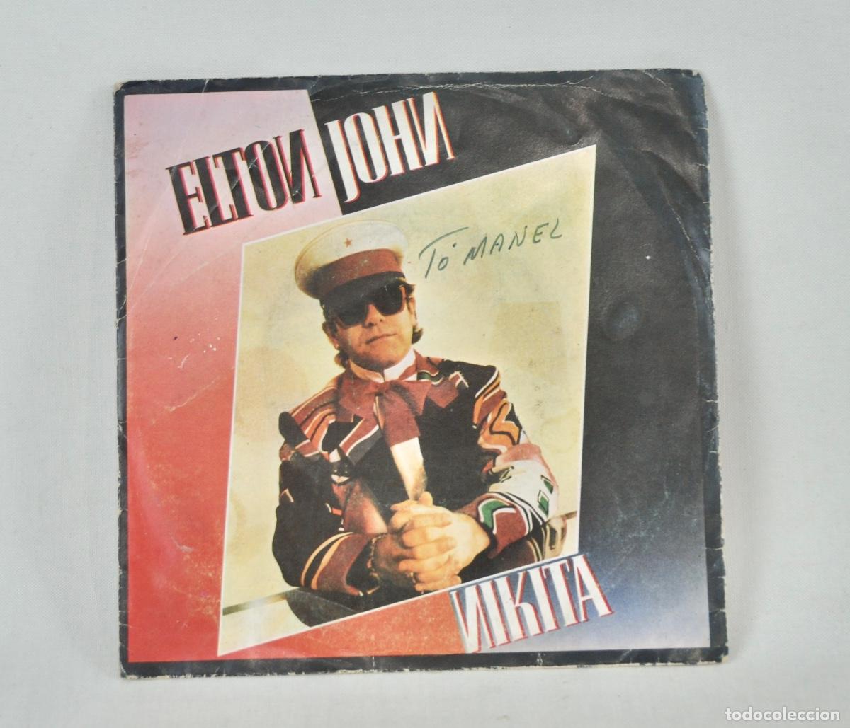 Discos de vinilo: Elton John - Nikita a&ntilde;o 1981