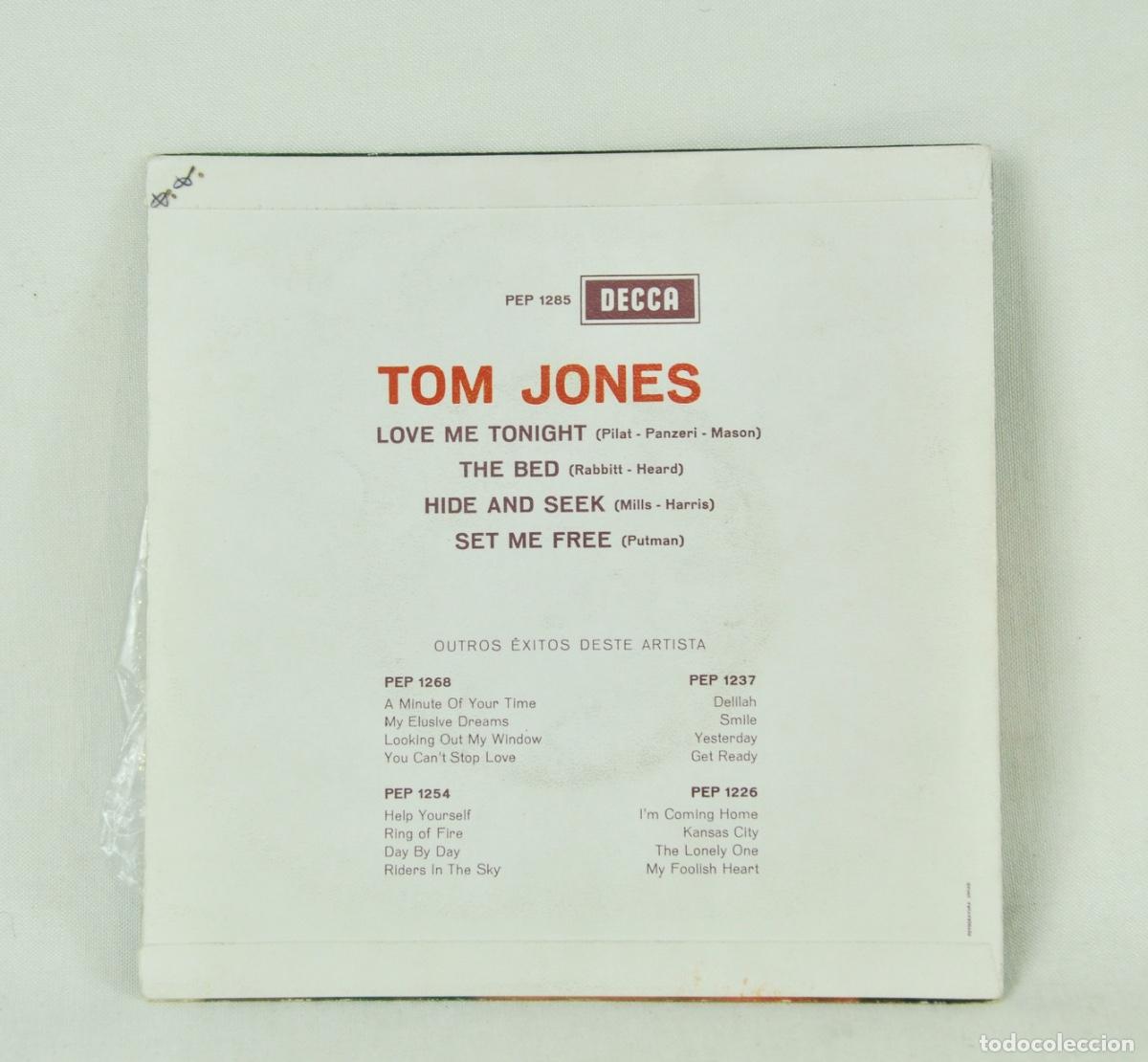 Discos de vinilo: Tom Jones - Love me Tonight - Foto 2