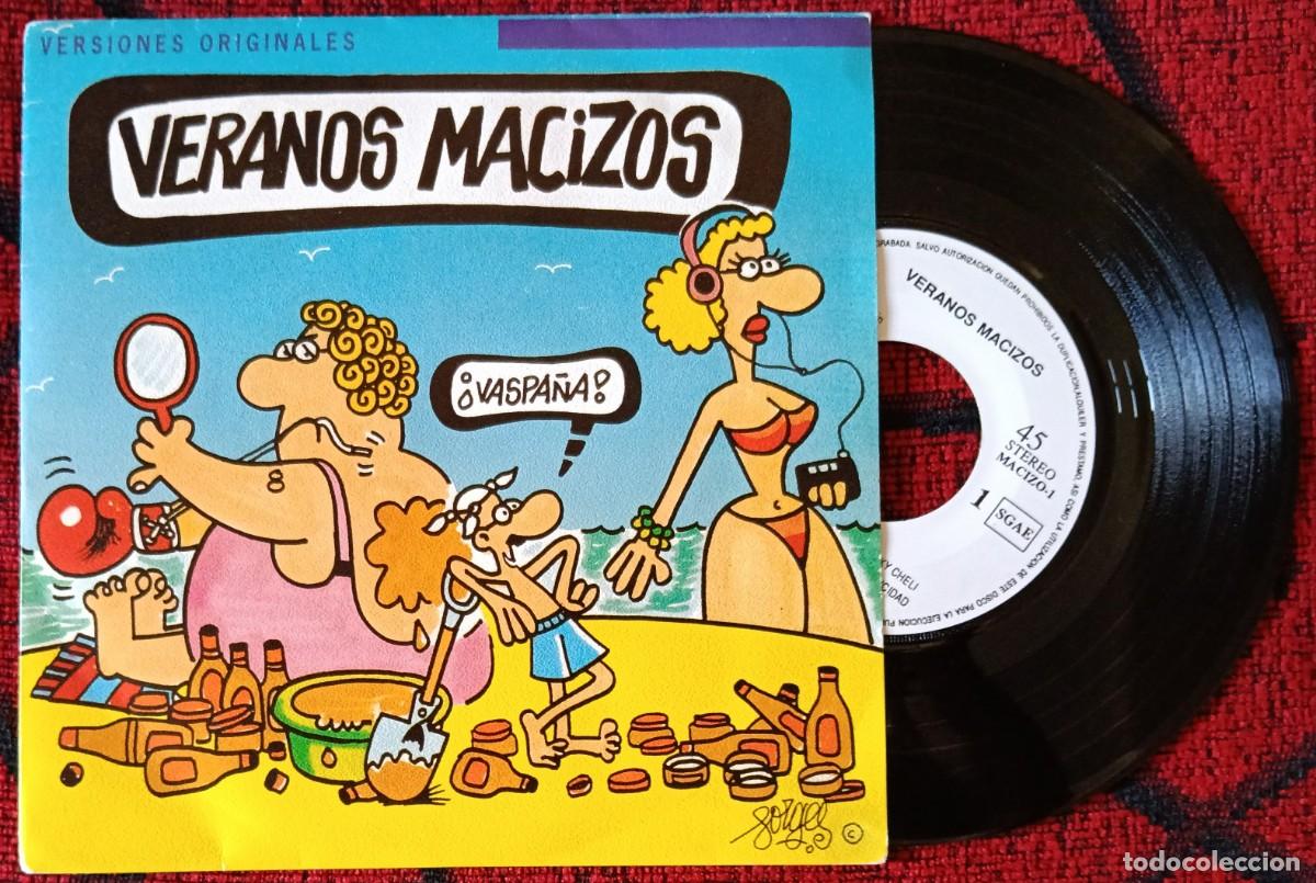 Discos de vinilo: VERANOS MACIZOS SINGLE VINILO PROMOCIONAL MIX 1991 FORMULA V Los Diablos DESMADRE 75