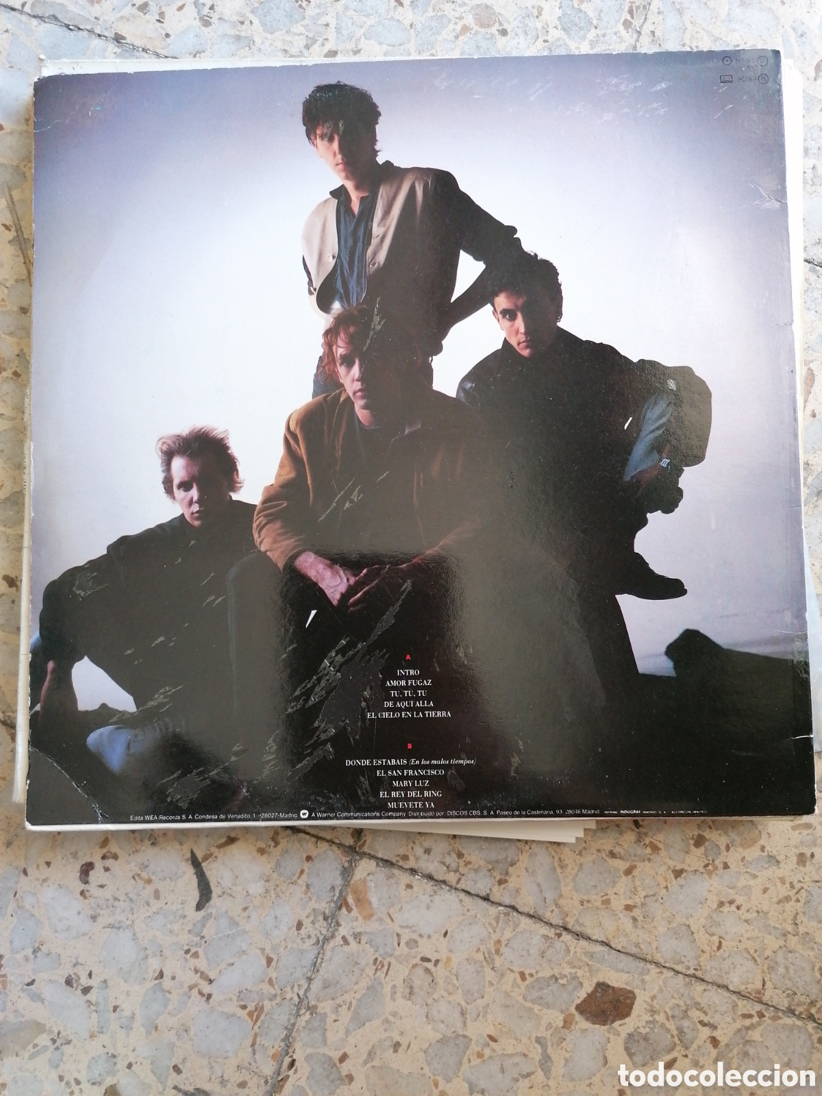Discos de vinilo: LP LA UNION 4X4 INSERT 1987 - Foto 2
