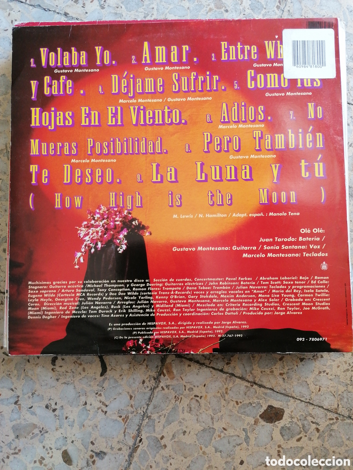 Discos de vinilo: LP OLE OLE AL DESCUBIERTO 1992 - Foto 2