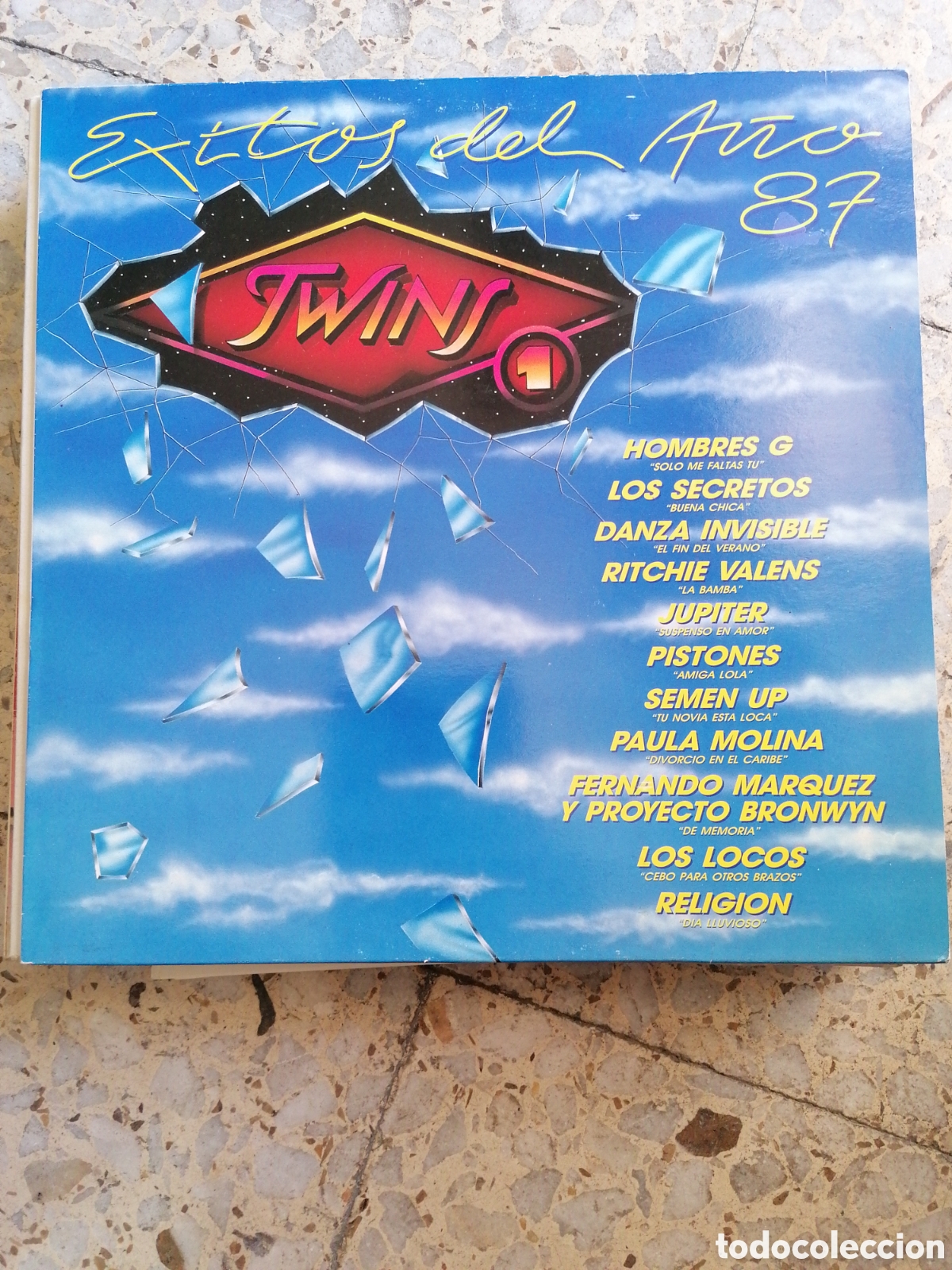 Discos de vinilo: LP EXITOS DEL A&Ntilde;O 87 HOMBRES G PISTONES EX