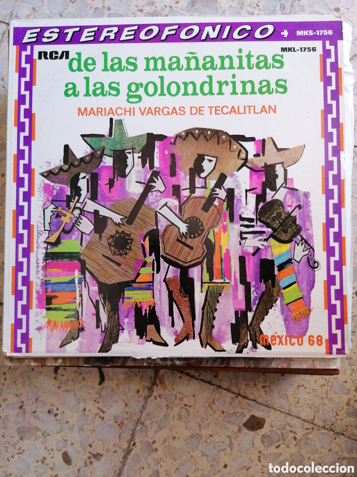 Discos de vinilo: LP MARIACHI VARGAS DE TECALITLAN DE LA MA&Ntilde;ANITAS A LAS GOLONDRINAS 1967 MEXICO