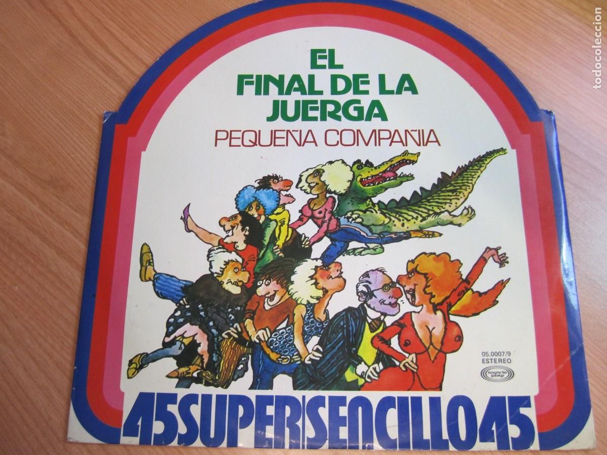 Discos de vinilo: disco vinilo el final de la juerga peque&ntilde;a compa&ntilde;ia