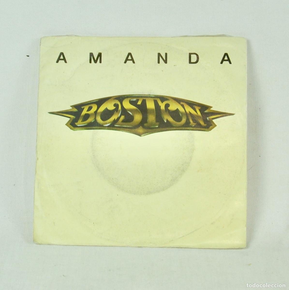 Discos de vinilo: Boston - Amanda. Edici&oacute;n portuguesa a&ntilde;o 1986