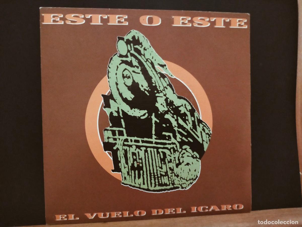 Discos de vinilo: ESTE O ESTE. EL VUELO DEL &Iacute;CARO. CBS-SONY. 1 TEMA. 1991