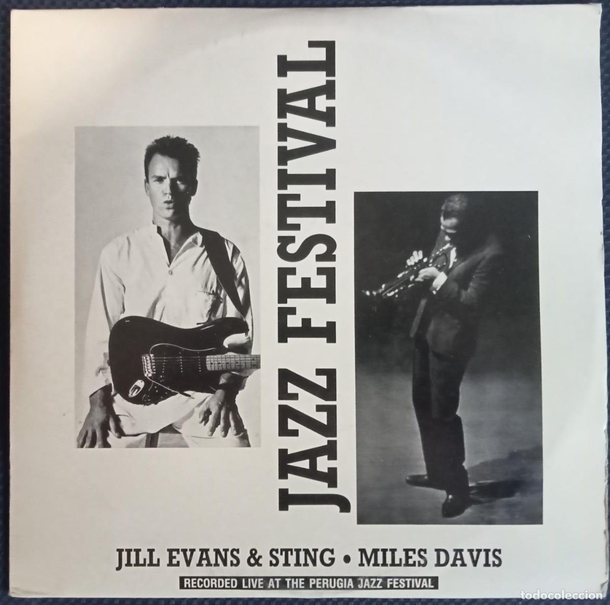 Discos de vinilo: Sting &rdquo;Jazz Festival &rdquo; 3lp live in Italy, Umbria Jazz Festival 1987 with J.Evans and M.Davis htf!!