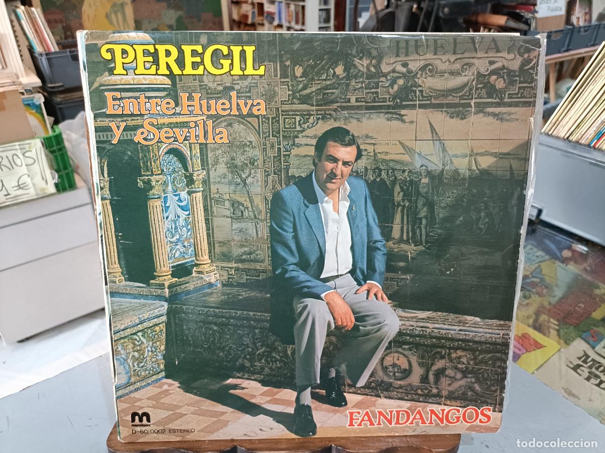 Discos de vinilo: Peregil - Entre Huelva y Sevilla, Fandangos - LP. sello Musivox 1980