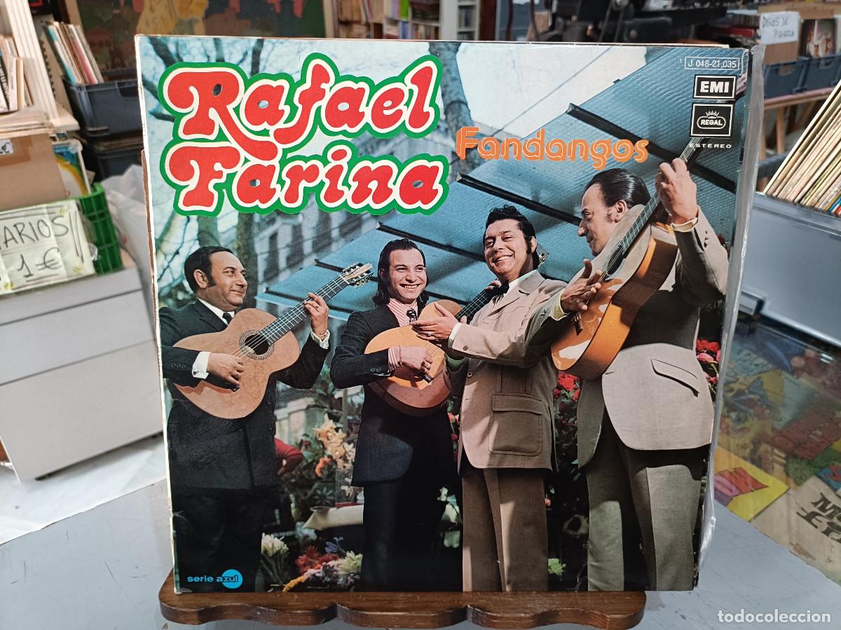 Discos de vinilo: Rafael Farina - Fandangos - LP. sello EMI / Regal 1973