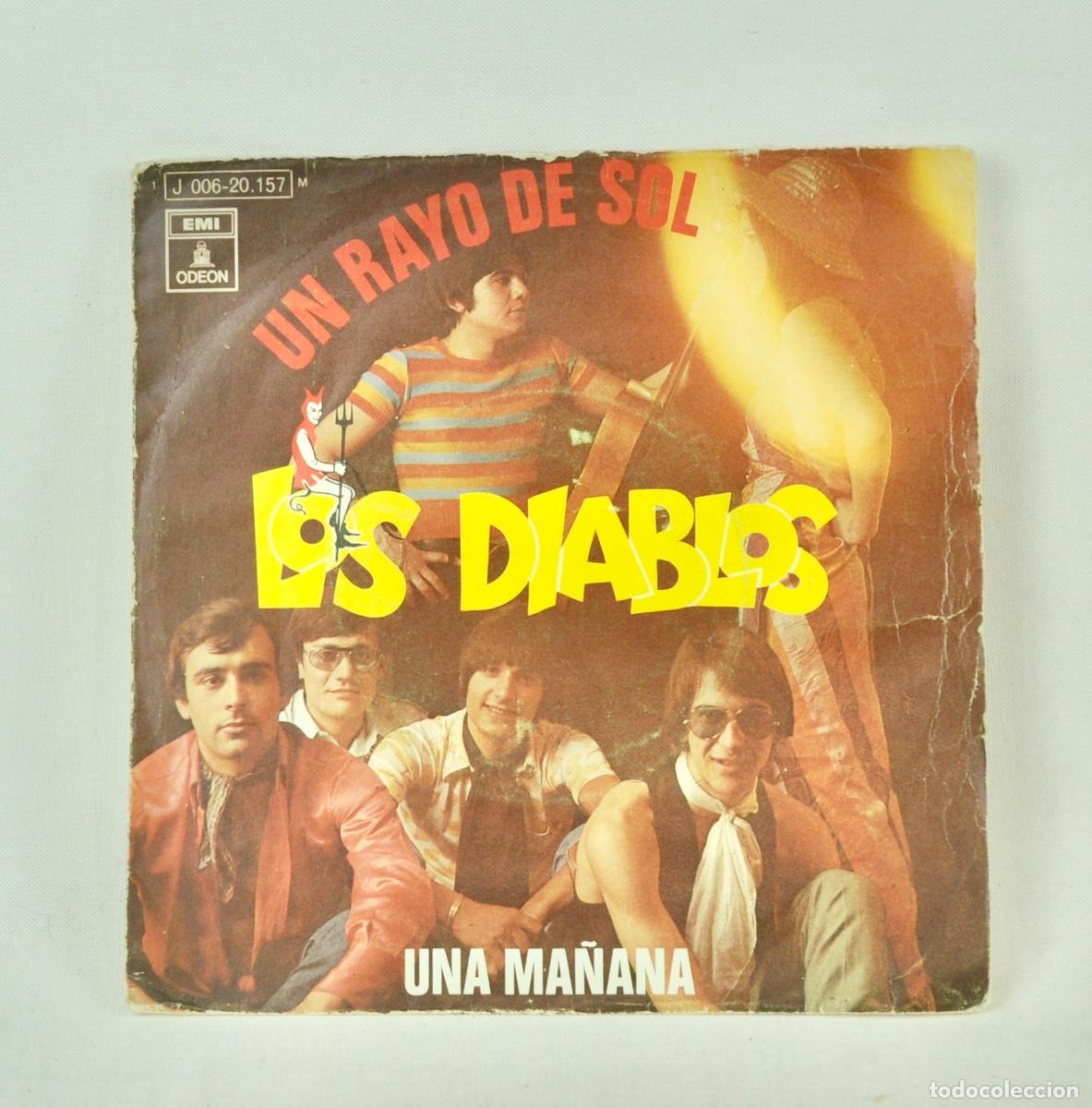 Discos de vinilo: Los diablos - un rayo de sol - Foto 1