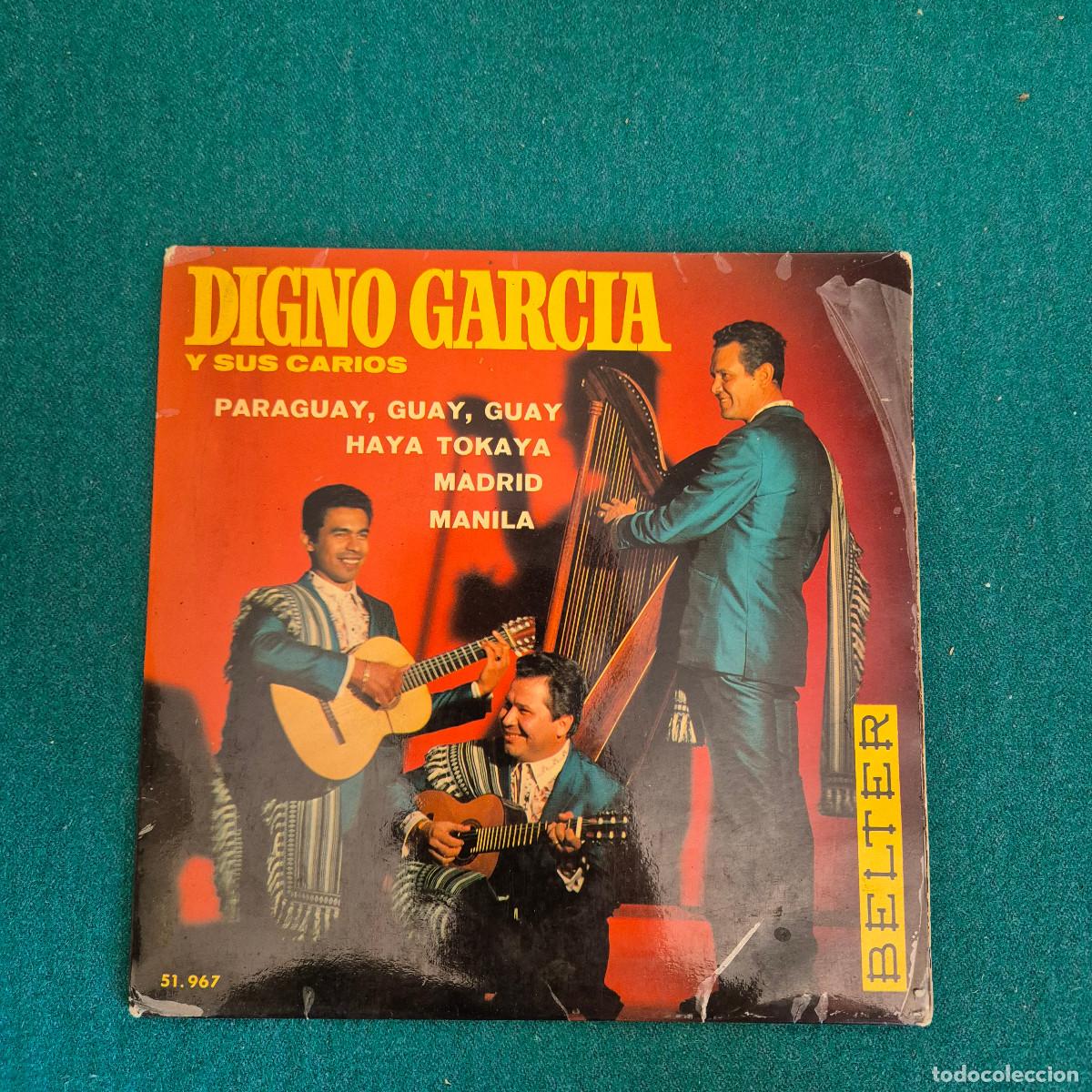 Discos de vinilo: Digno Garcia Y Sus Carios &ndash; Paraguay Guay Guay