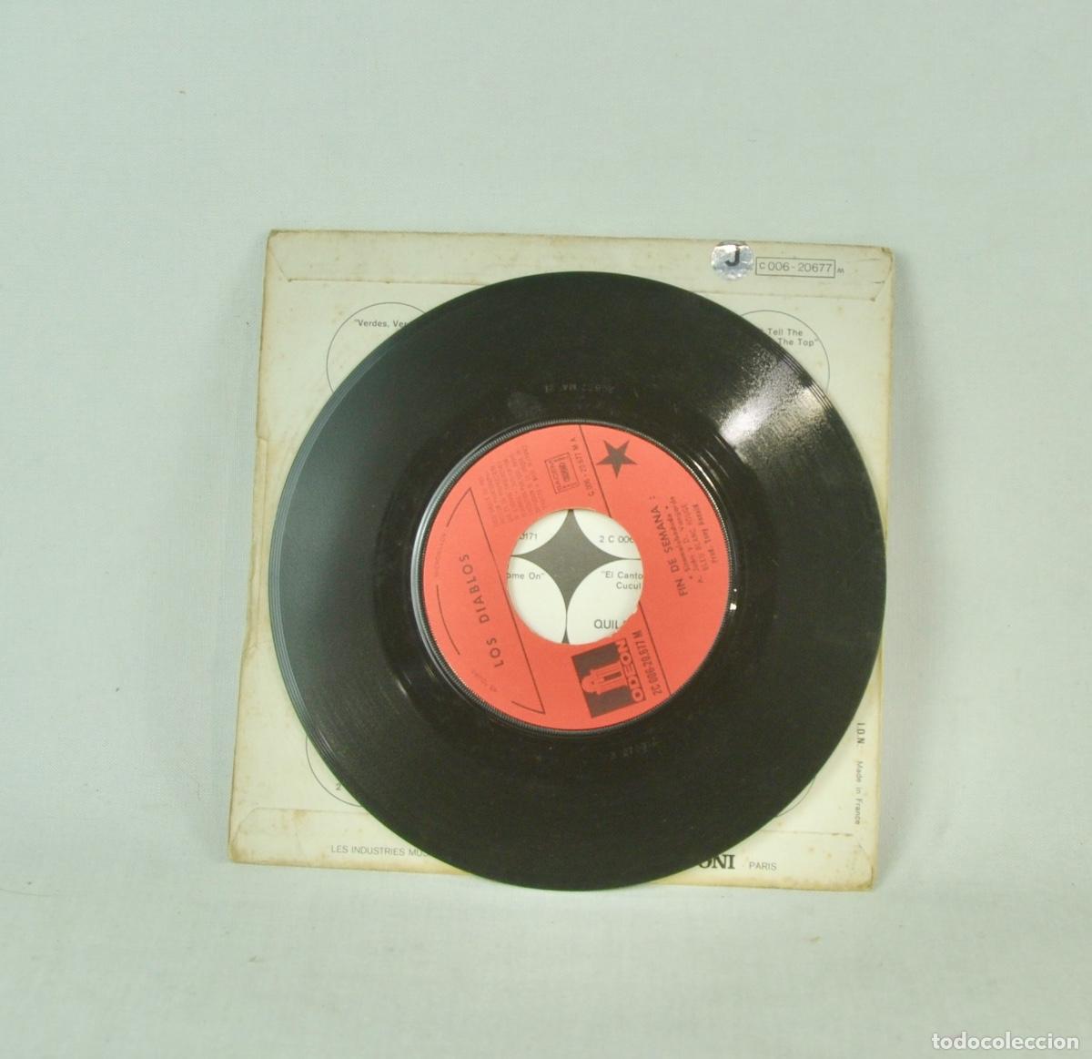 Discos de vinilo: Los diablos - fin de semana - Foto 3