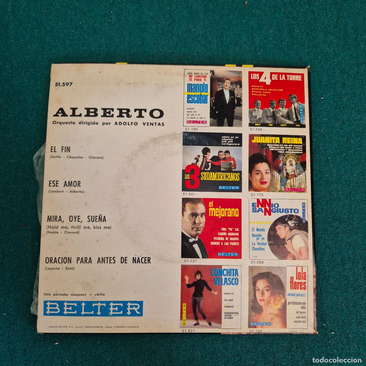 Discos de vinilo: Alberto &ndash; El Fin 1965 - Foto 2