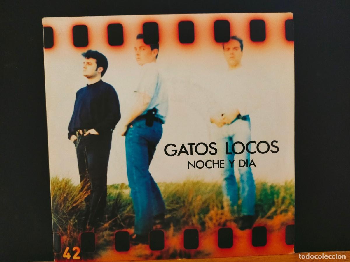 Discos de vinilo: GATOS LOCOS. NOCHE Y D&Iacute;A. GASA. 1 TEMA AMBAS CARAS. 1991