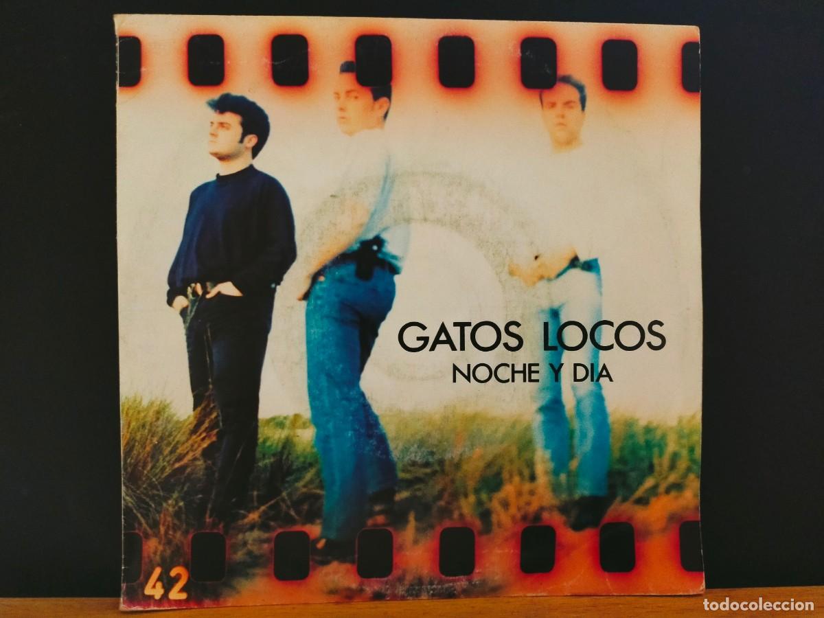 Discos de vinilo: GATOS LOCOS. NOCHE Y D&Iacute;A. GASA. 1 TEMA AMBAS CARAS. 1991