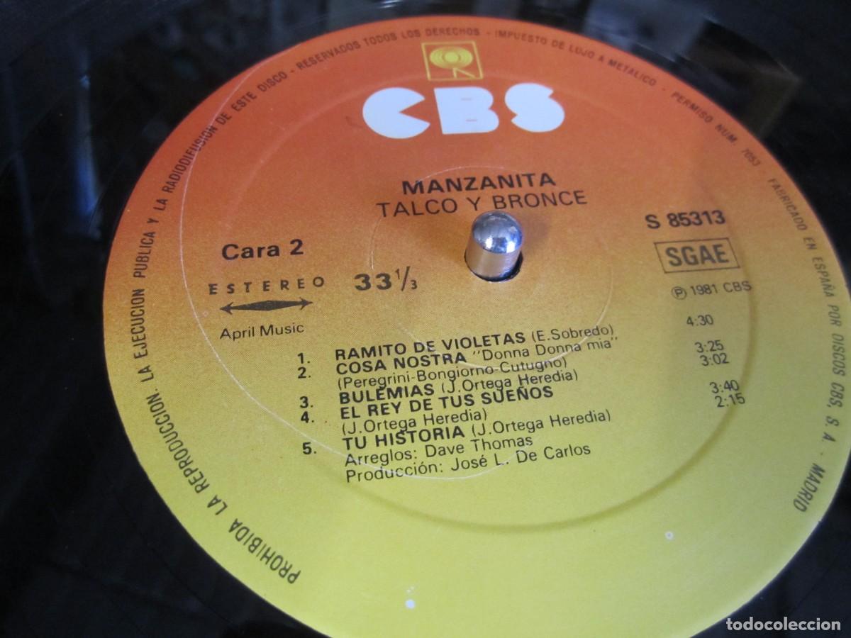 Discos de vinilo: disco vinilo manzanita talco y bronce - Foto 2