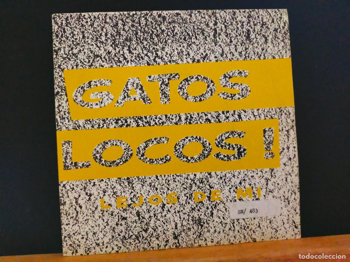 Discos de vinilo: GATOS LOCOS. LEJOS DE M&Iacute;. GASA - LA LEY DEL MAR. 2 TEMAS. 1989