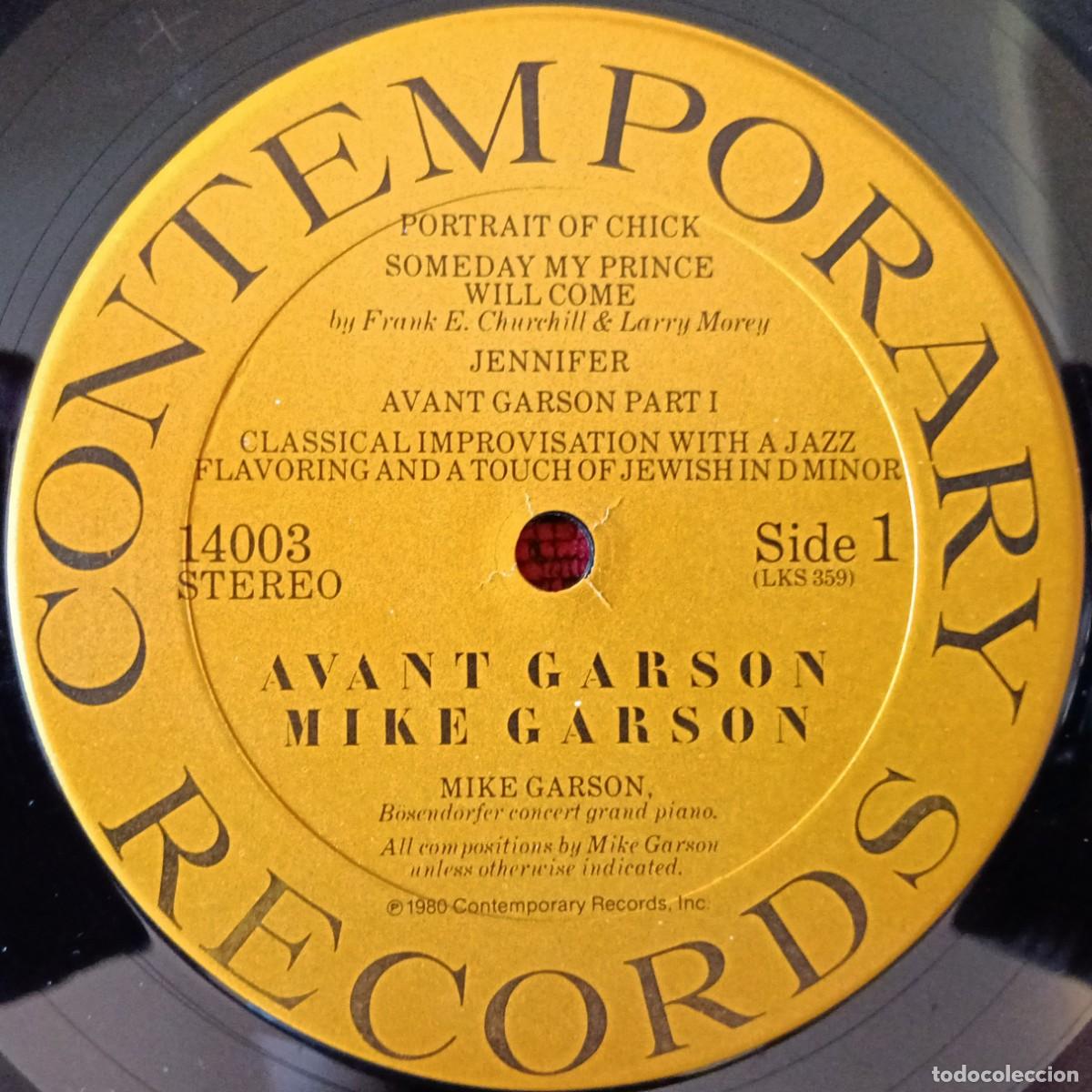 Discos de vinilo: MIKE GARSON ** Avant Garson ** VINILO LP 1980 - Foto 3