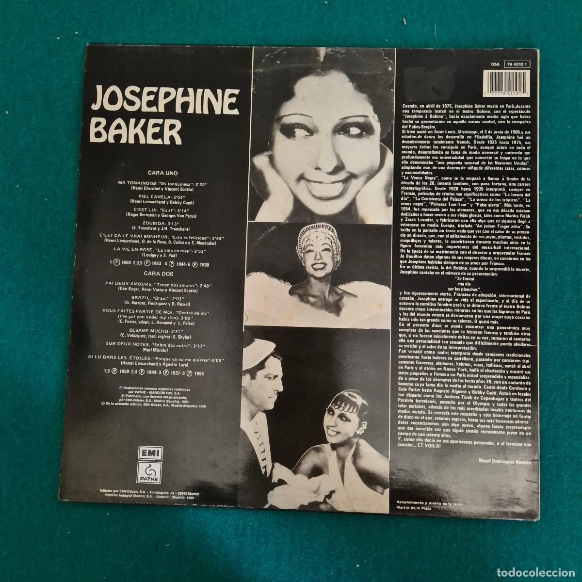 Discos de vinilo: Josephine Baker &ndash; Con Plumas - Foto 2