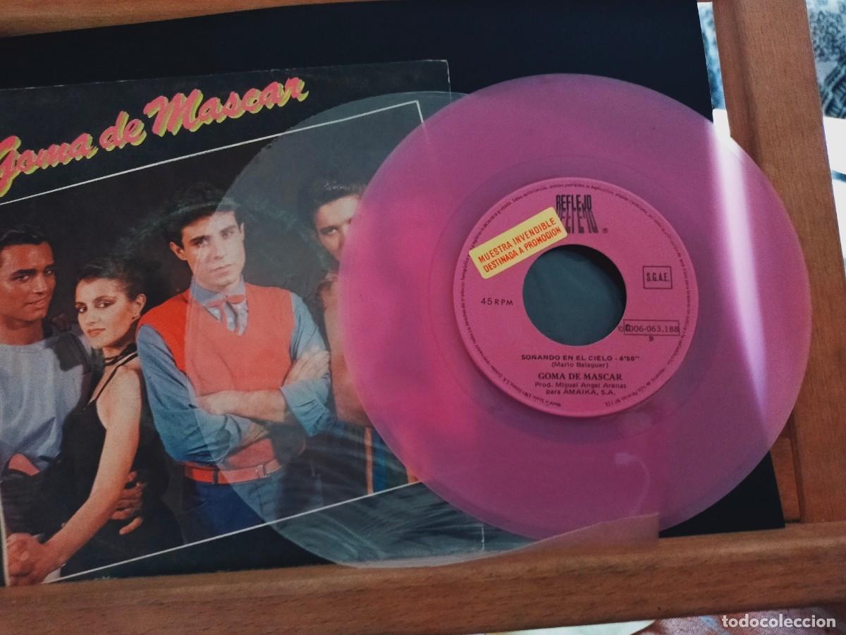 Discos de vinilo: GOMA DE MASCAR. 2 TEMAS. GOMA DE MASCAR - SO&Ntilde;ANDO EN EL CIELO. REFLEJO. 1979
