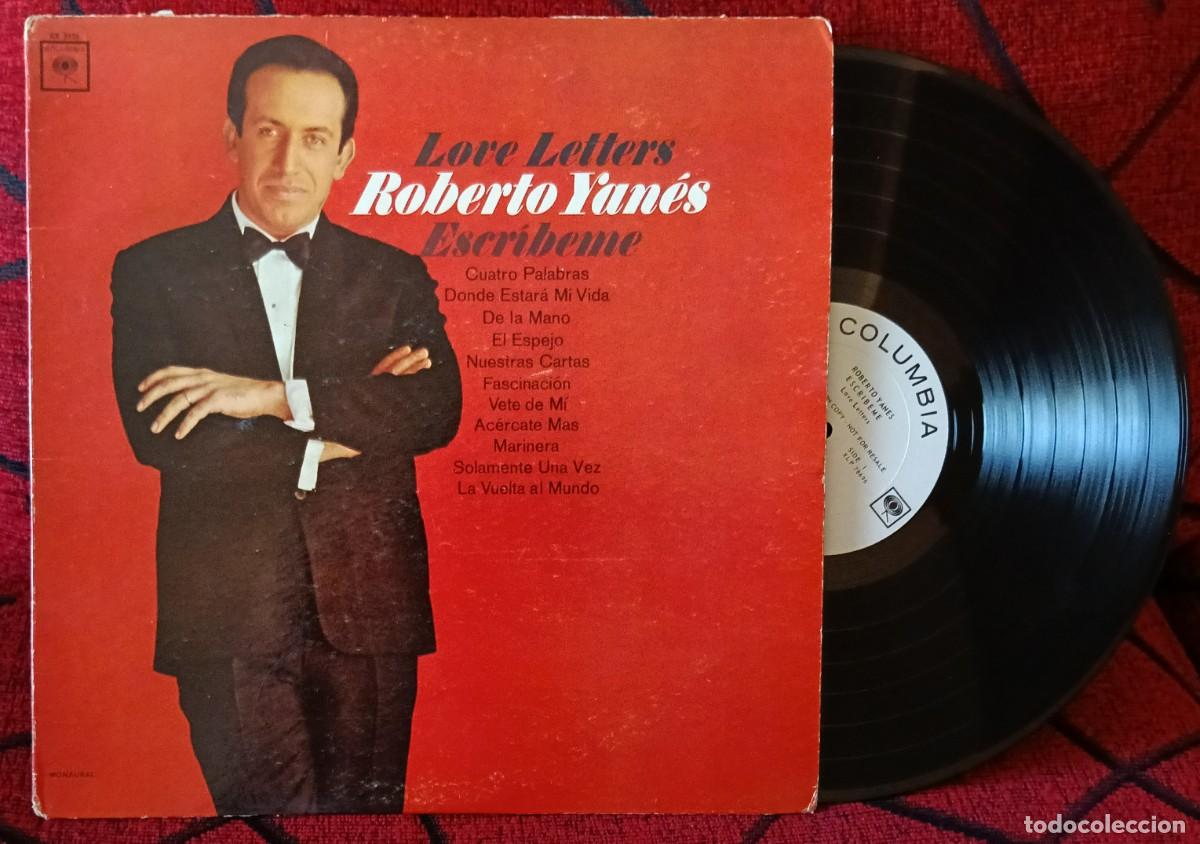 Discos de vinilo: ROBERTO YANES ** Escribeme - Love Letters ** VINILO LP PROMOCIONAL USA