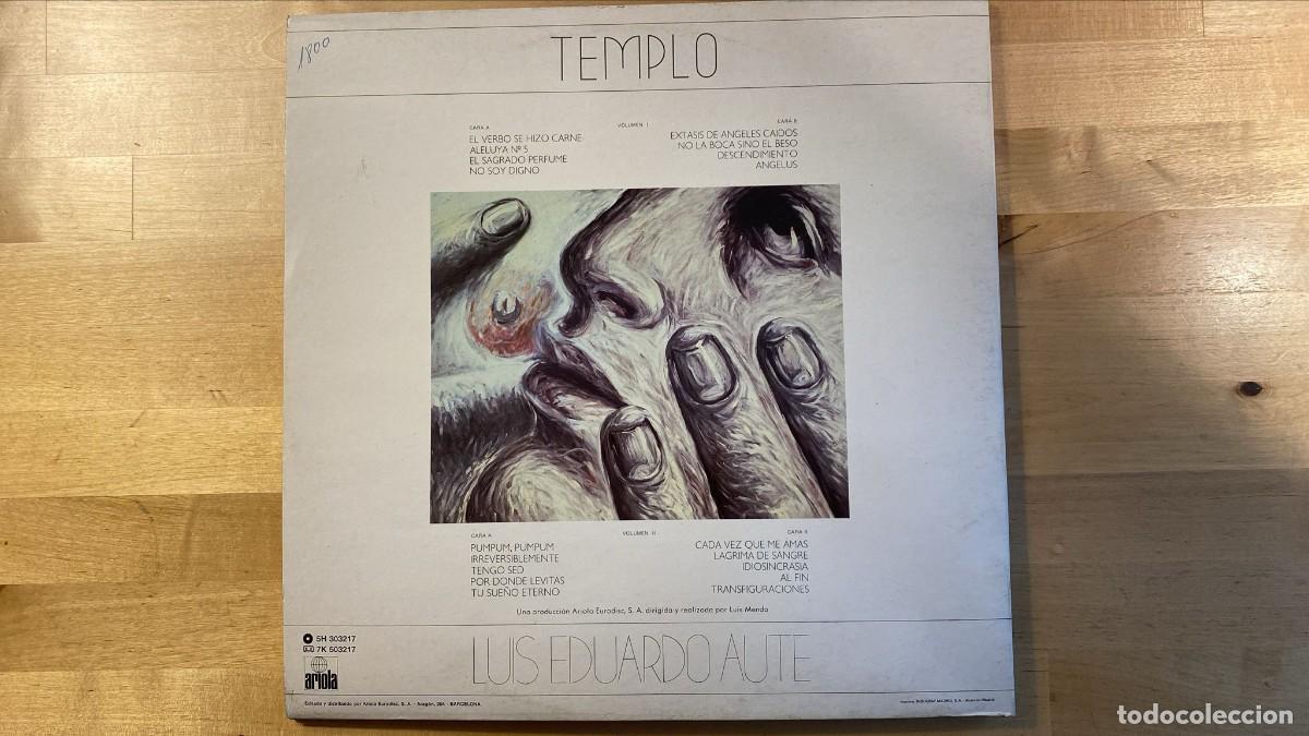Discos de vinilo: Luis Eduardo Aute - Templo (doble LP) - Foto 2