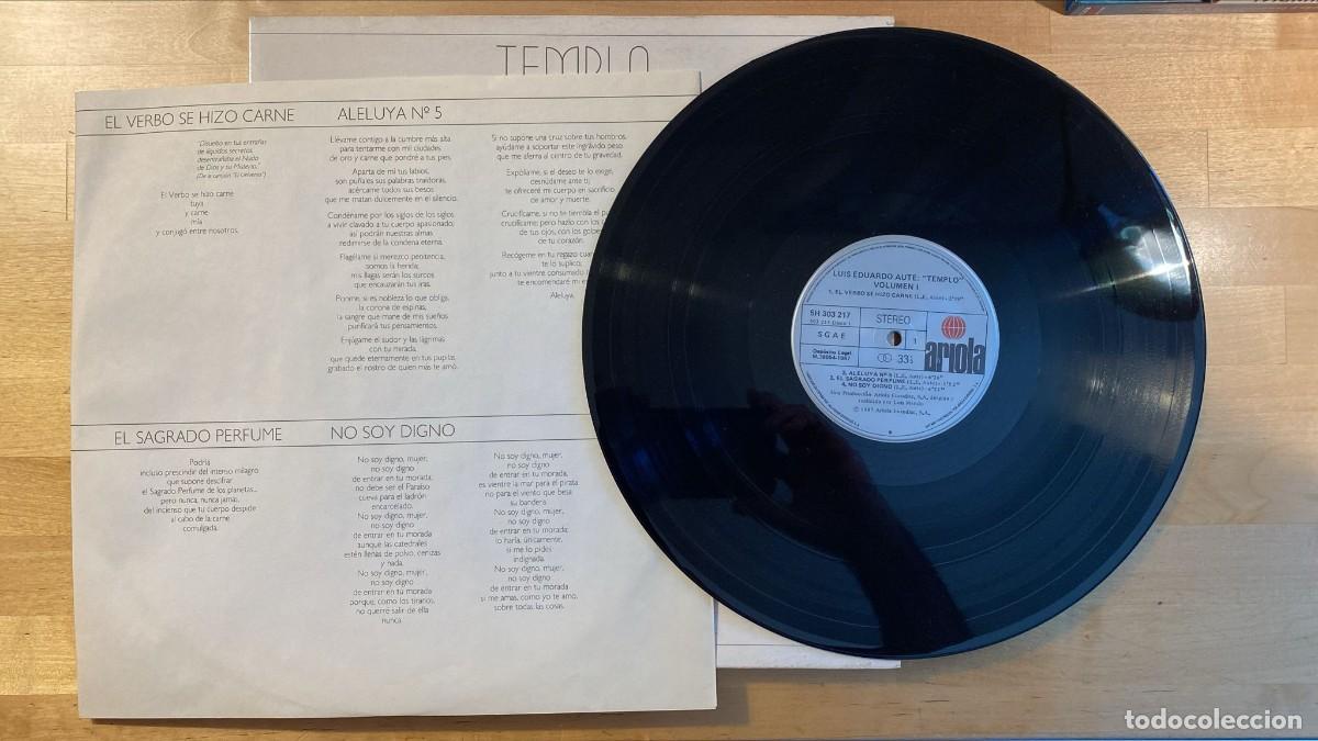 Discos de vinilo: Luis Eduardo Aute - Templo (doble LP) - Foto 4