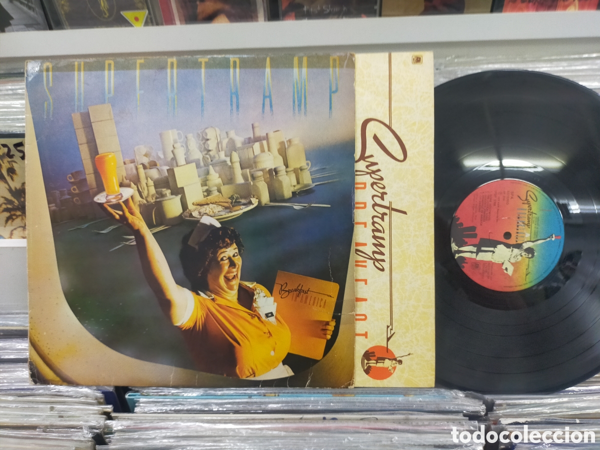 Discos de vinilo: Supertramp LP breakfast in america Portugal 1979