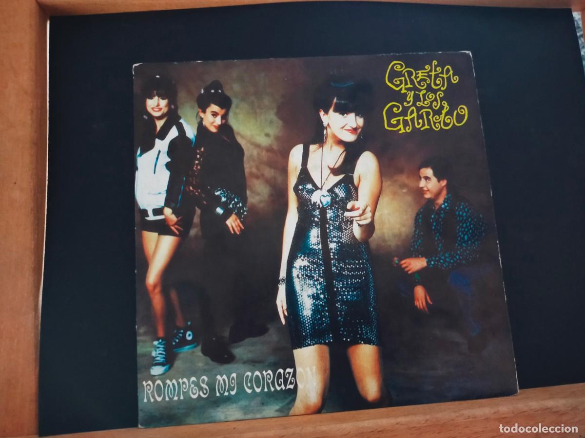 Discos de vinilo: GRETA Y LOS GARBO. ROMPES MI CORAZ&Oacute;N. FONOMUSIC. 2 TEMAS. 1990