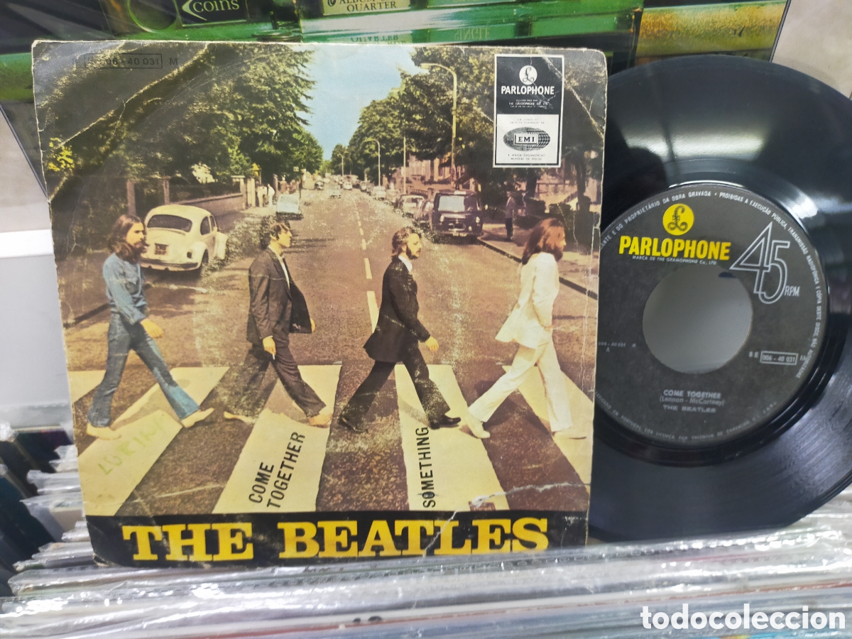 Discos de vinilo: The beatles single come together Portugal