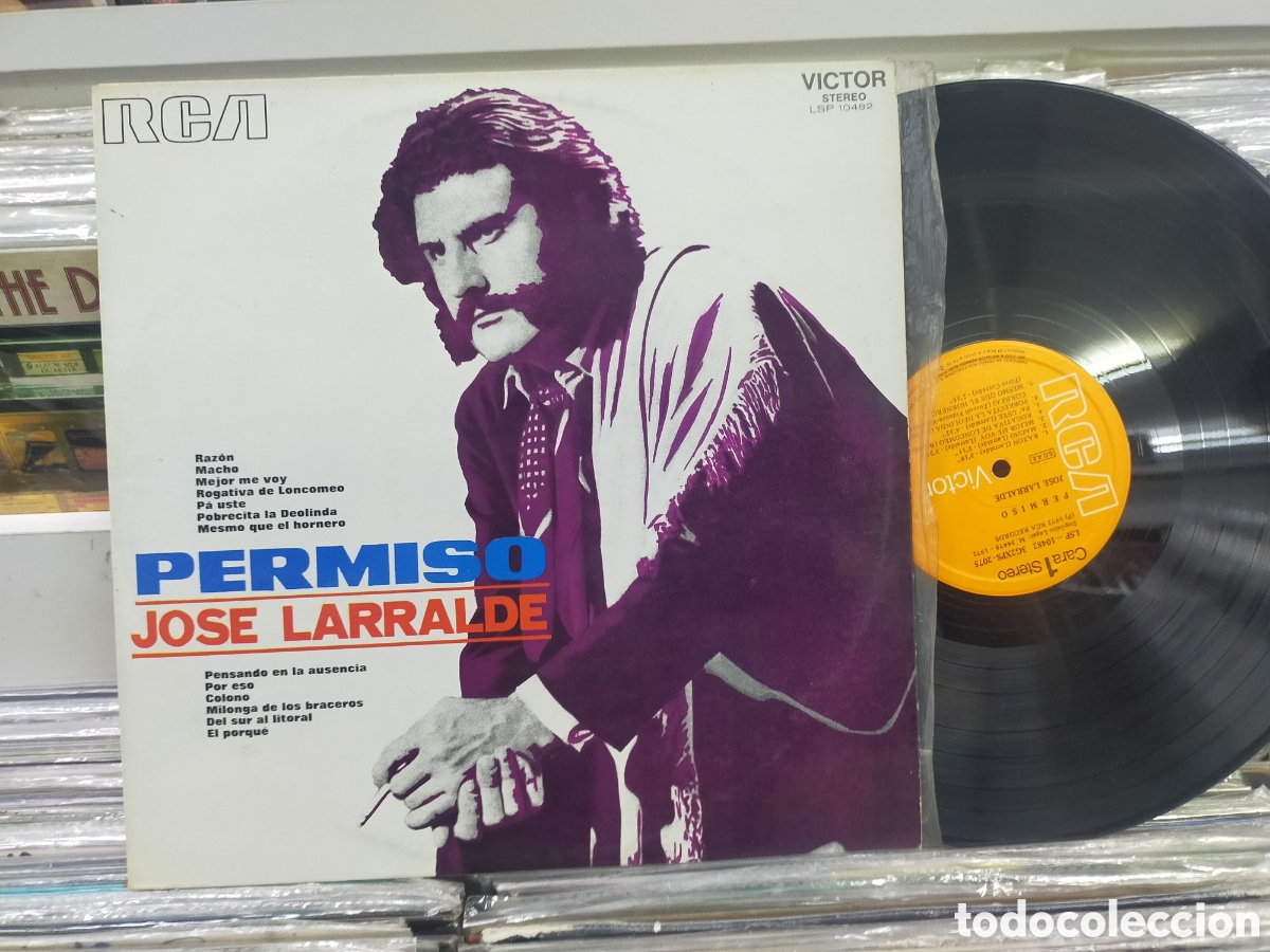 Discos de vinilo: Jos&eacute; larralde LP permiso Espa&ntilde;a 1972