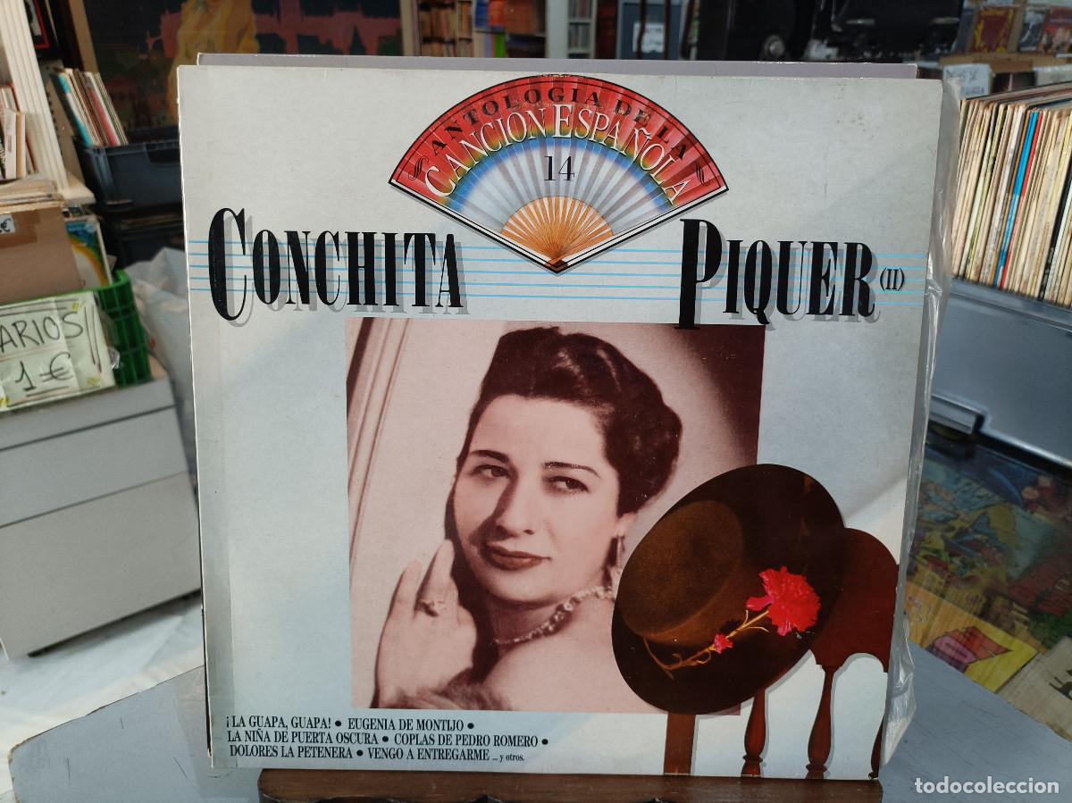 Discos de vinilo: Conchita Piquer (II) - Antolog&iacute;a de la Canci&oacute;n Espa&ntilde;ola, n&ordm; 14 - Ed. Emi 1986