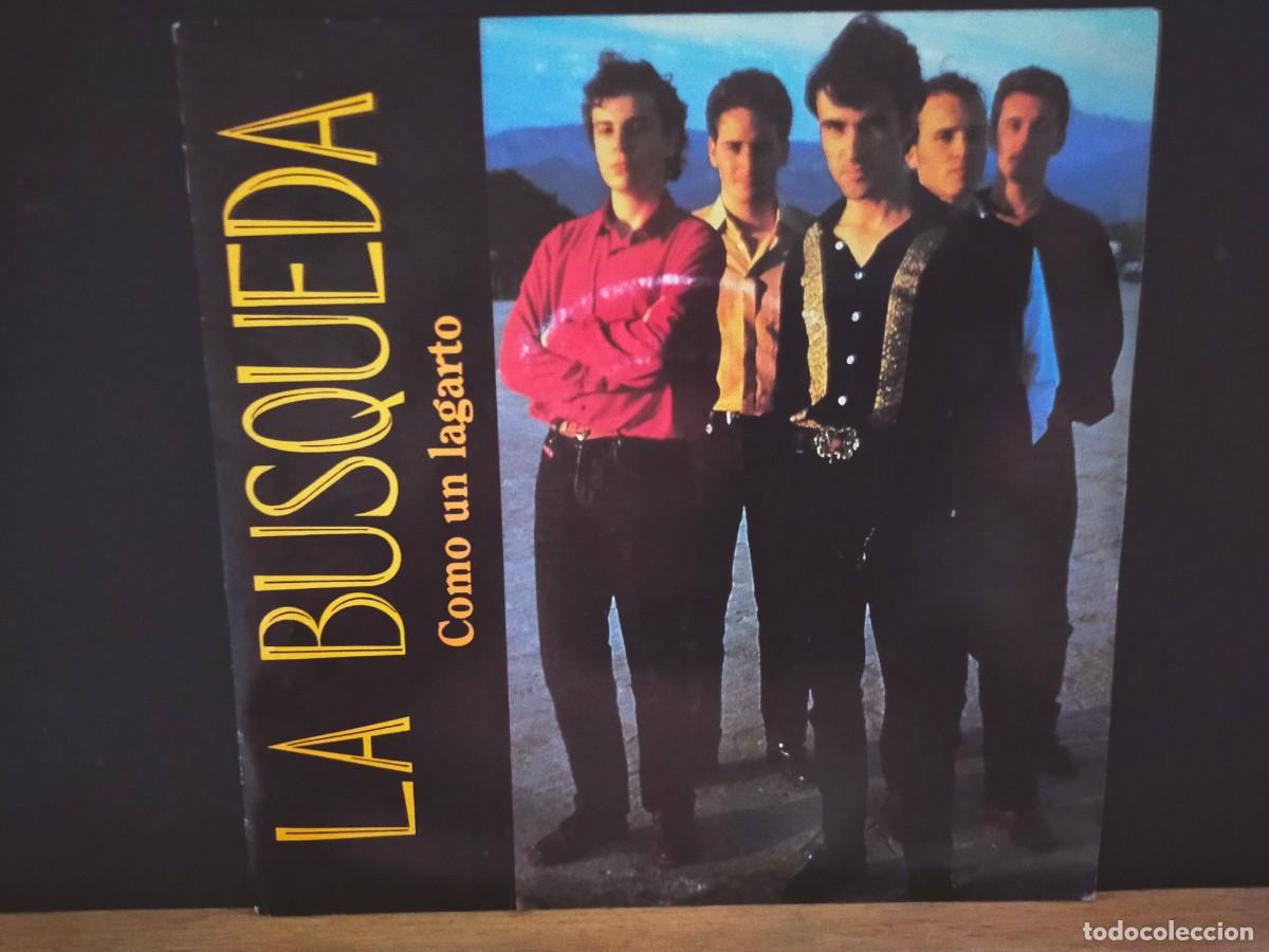 Discos de vinilo: LA B&Uacute;SQUEDA. COMO UN LAGARTO. 3 CIPRESES. 1 TEMA AMBAS CARAS. 1991