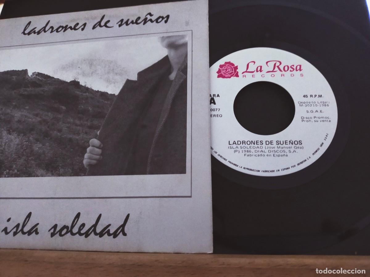 Discos de vinilo: LADRONES DE SUE&Ntilde;OS. ISLA SOLEDAD. LA ROSA RECORDS. 1 TEMA. 1986